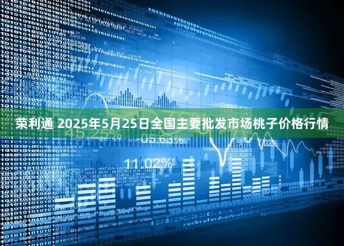 荣利通 2025年5月25日全国主要批发市场桃子价格行情